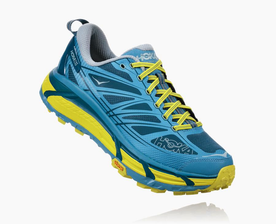 Hoka One One Mens Trail Shoes - Mafate Speed 2 - Blue - LGYZ57961